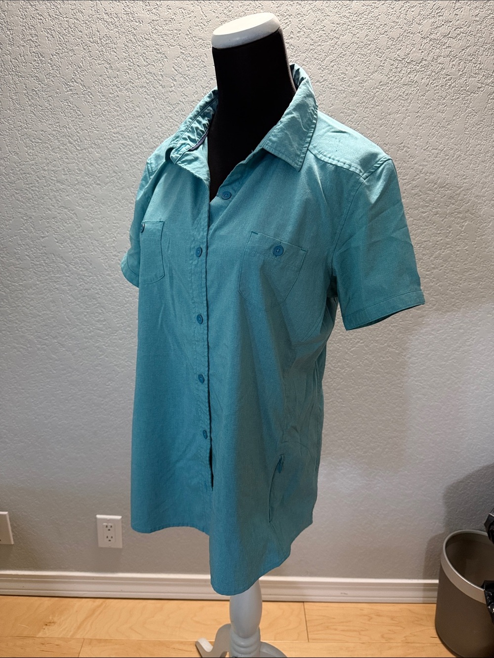 Outdoor Research Teal Button-Up Shirt